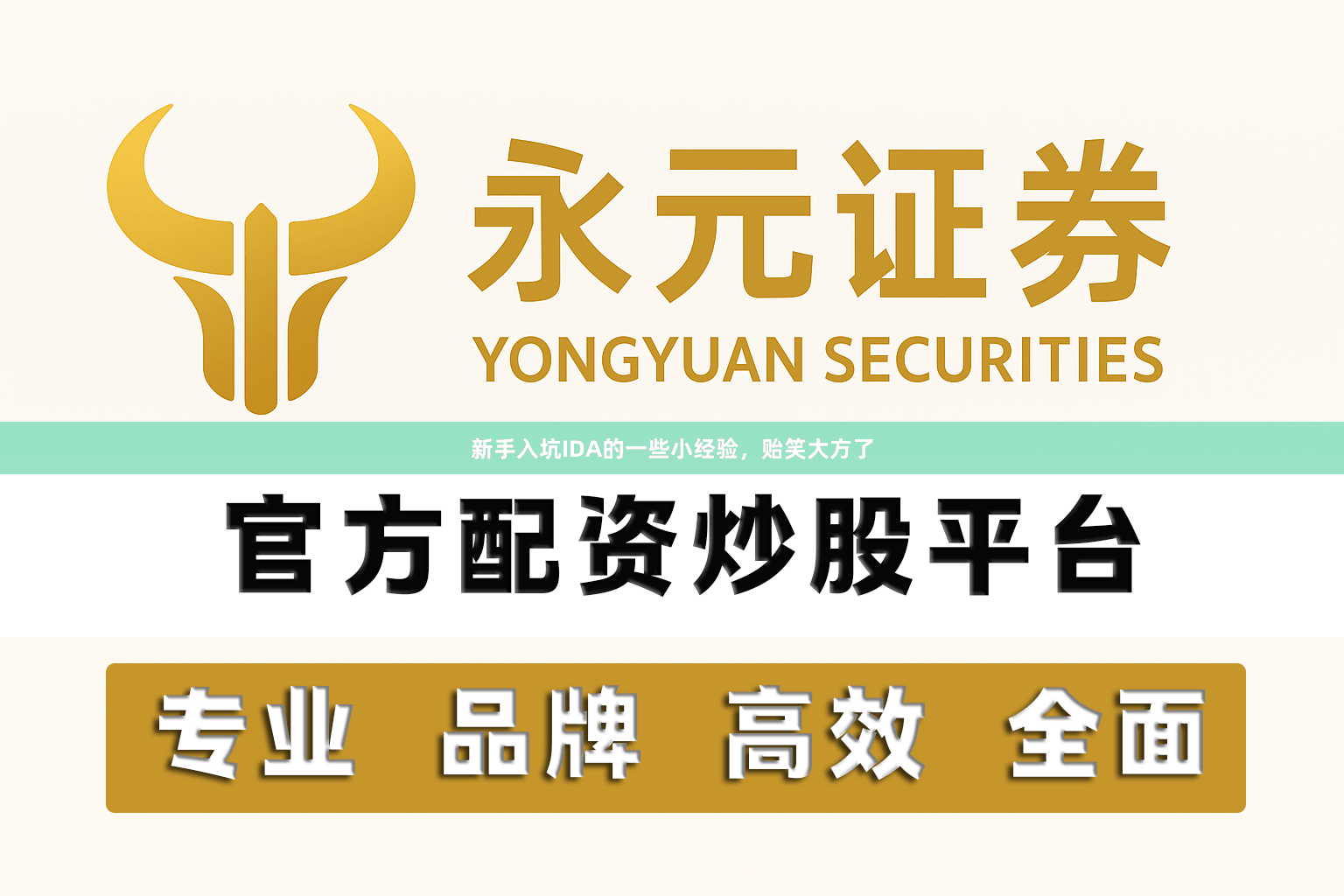 新手入坑IDA的一些小经验，贻笑大方了