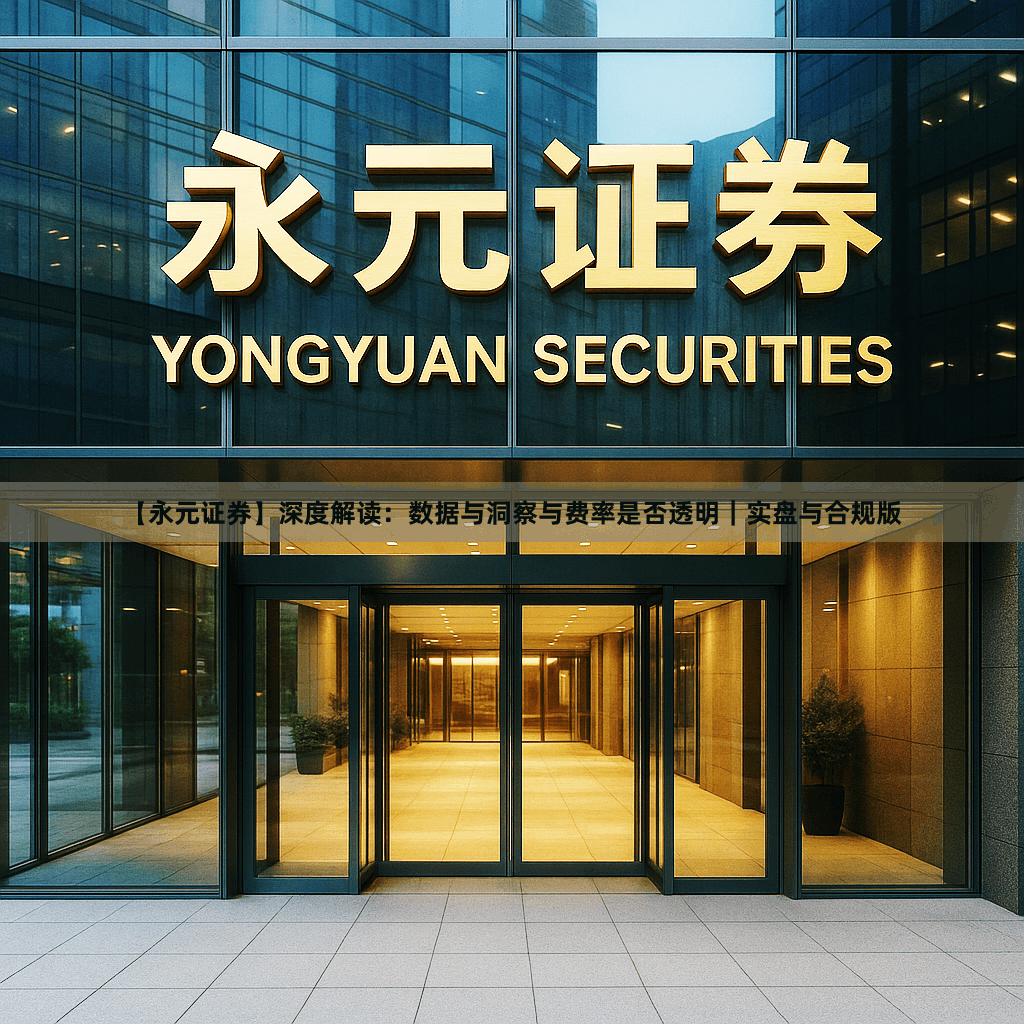 【永元证券】深度解读:数据与洞察与费率是否透明|实盘与合规版