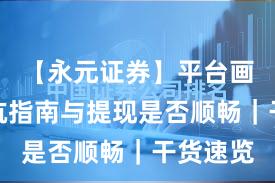 【永元证券】平台画像：避坑指南与提现是否顺畅｜干货速览